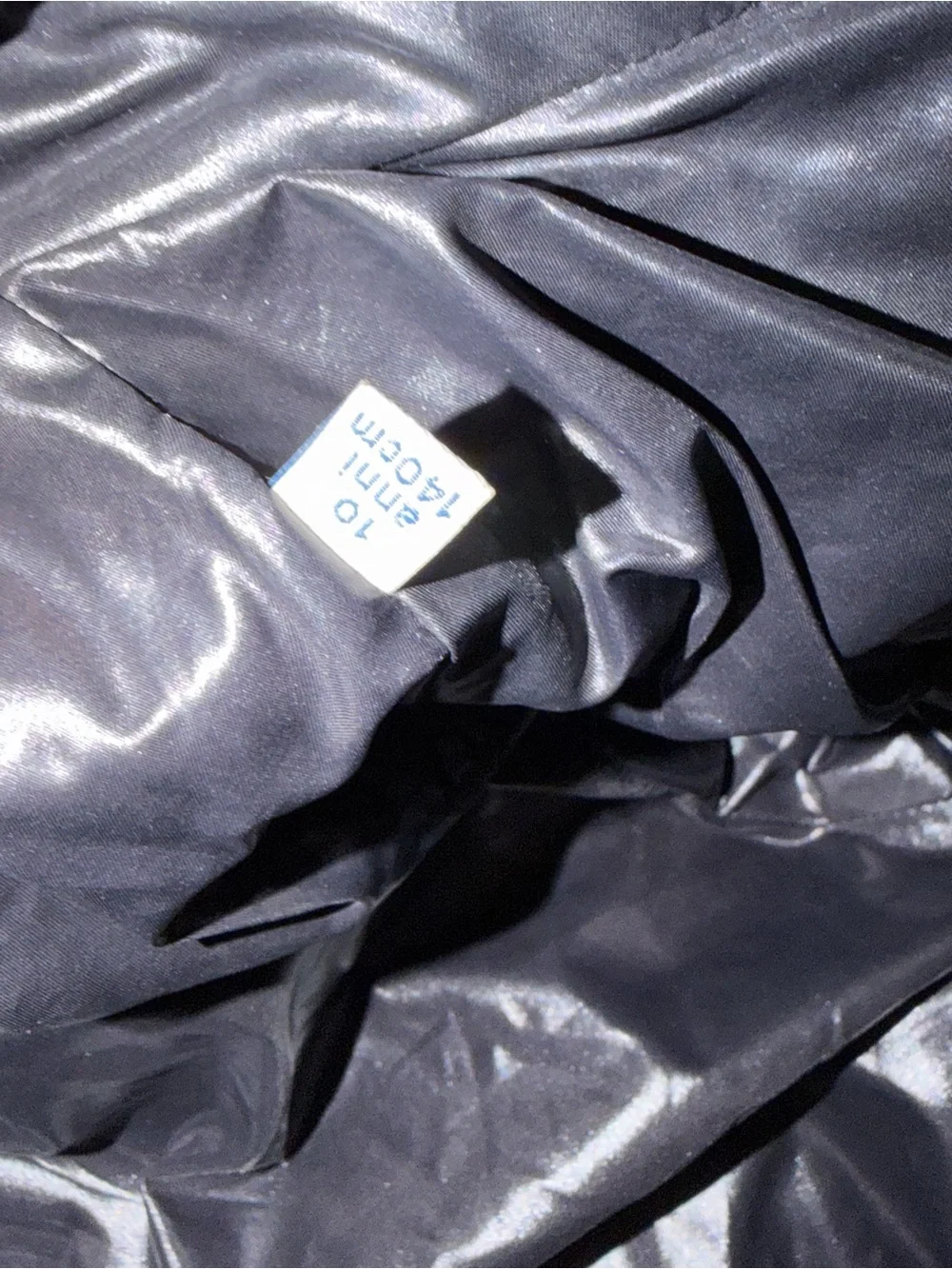 Moncler Shiny Black Quilted Hooded Down Puffer Jacket